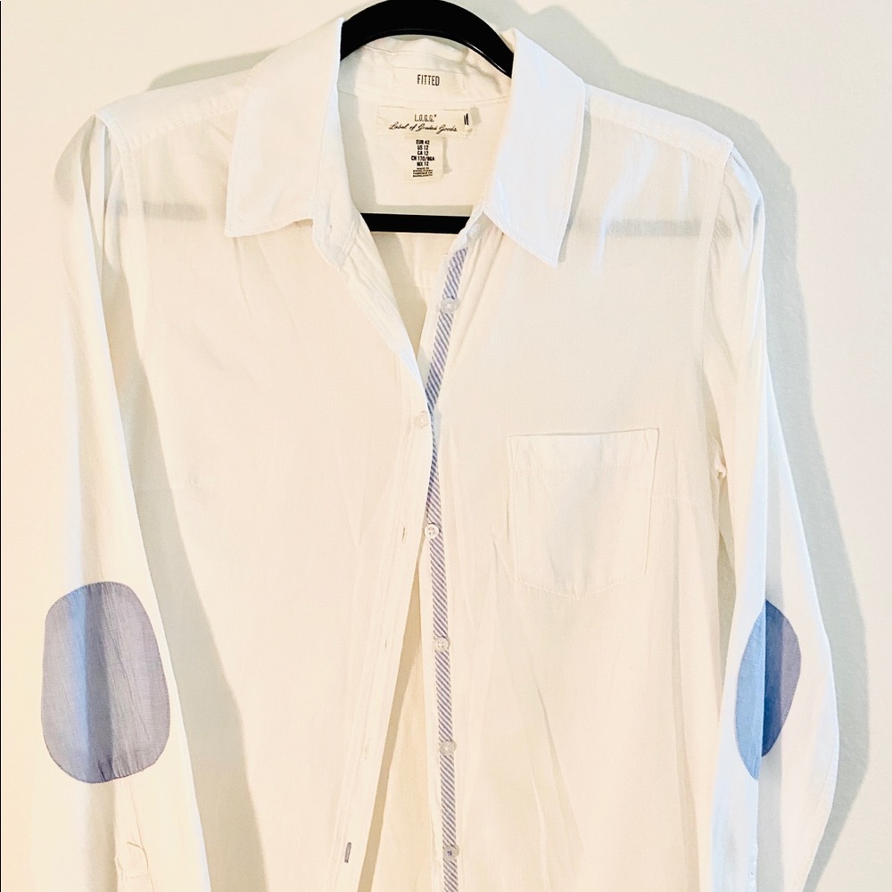 H&M White Button down shirt